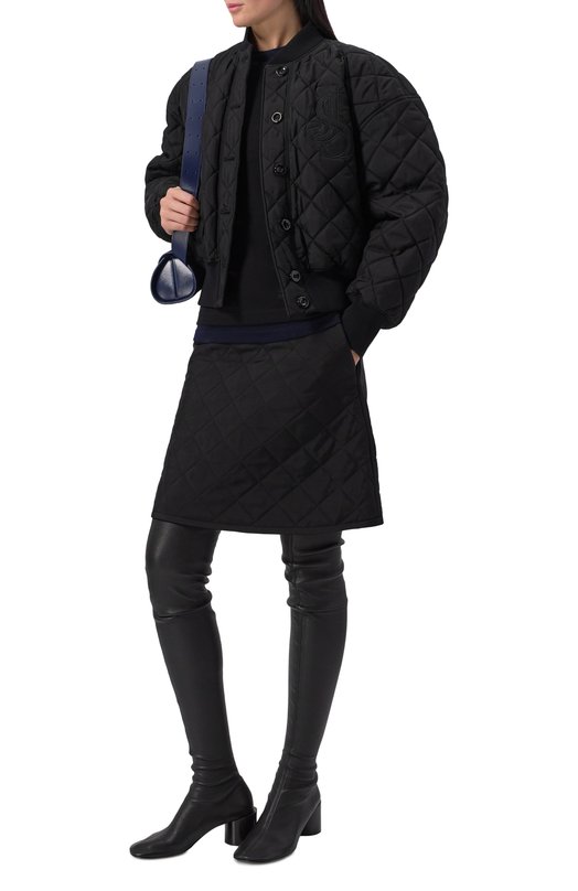 Кожаные ботфорты Jil Sander J16WW0065/P1758 Чёрный  J16WW0065/P1758 Фото 3