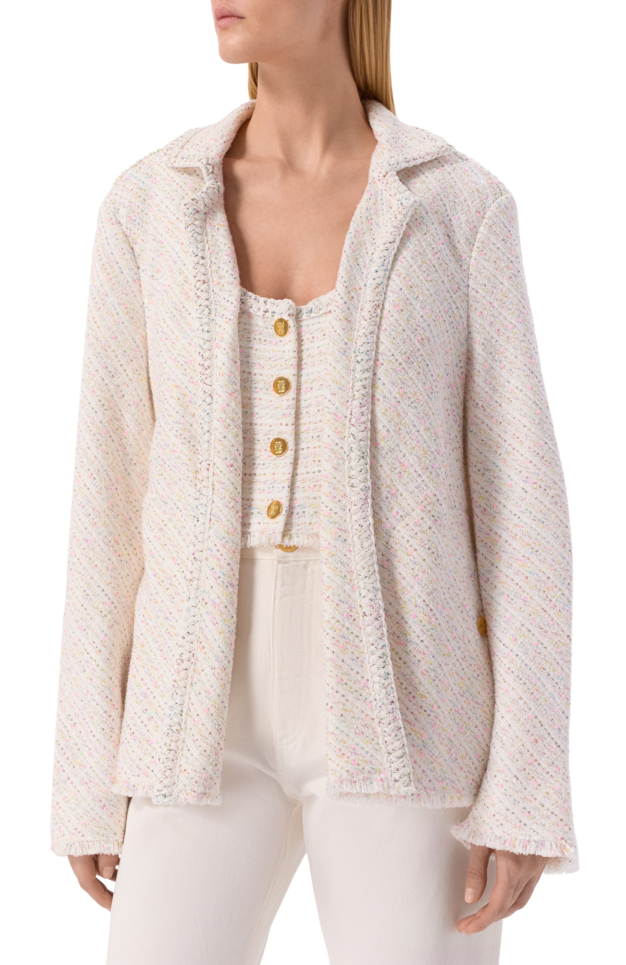 Твидовый жакет GIAMBATTISTA VALLI, арт. 26SSPVCA6088/01B0U, фото 3