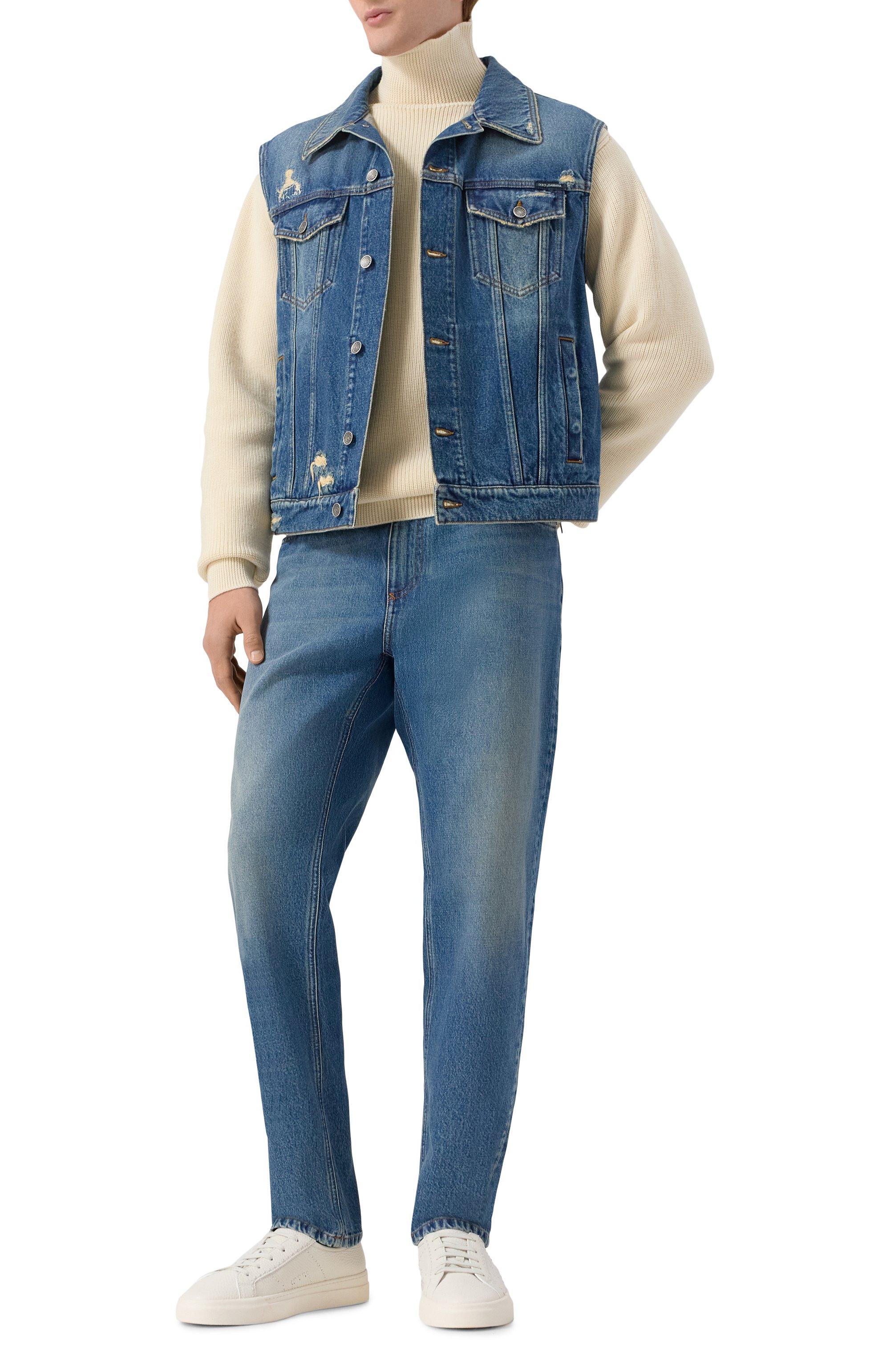 Джинсы loose DOLCE & GABBANA, арт. GYJDAD/G8NR9, фото 2