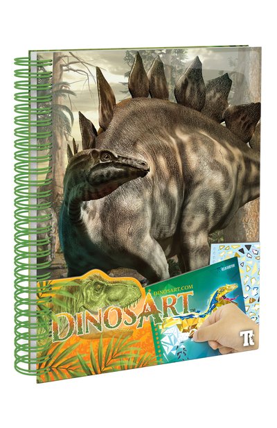 Набор для аппликаций с наклейками dinosart PAREMO, арт. 15202_NSDA