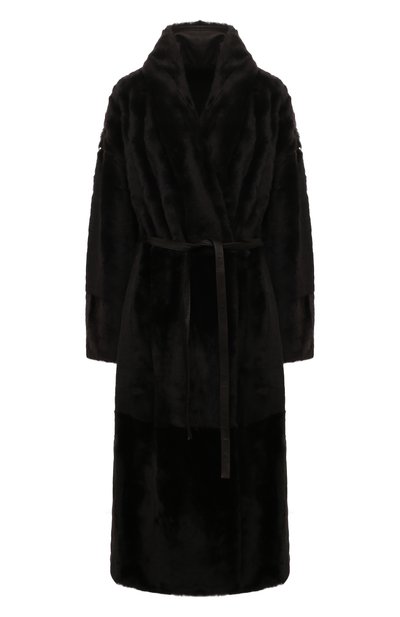 Женская шуба из овчины YVES SALOMON, арт. 24WYM61018MERL