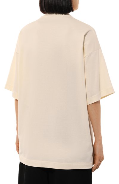 Хлопковая футболка PALM ANGELS, арт. PWAA017F24JER005, фото 4