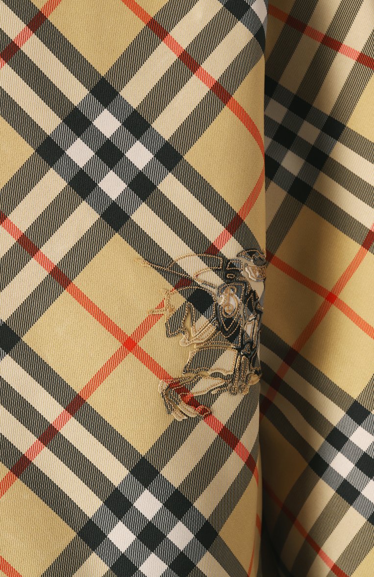 Мужская двусторонняя куртка BURBERRY бежевого цвета, арт. 8104102 | Фото 7 (Материал подклада: Синтетический материал; Длина (верхняя одежда): Короткие; Рукава: Длинные; Стили: Кэжуэл; Кросс-КТ: Куртка, Легкие; Материал внешний: Синтетический материал)