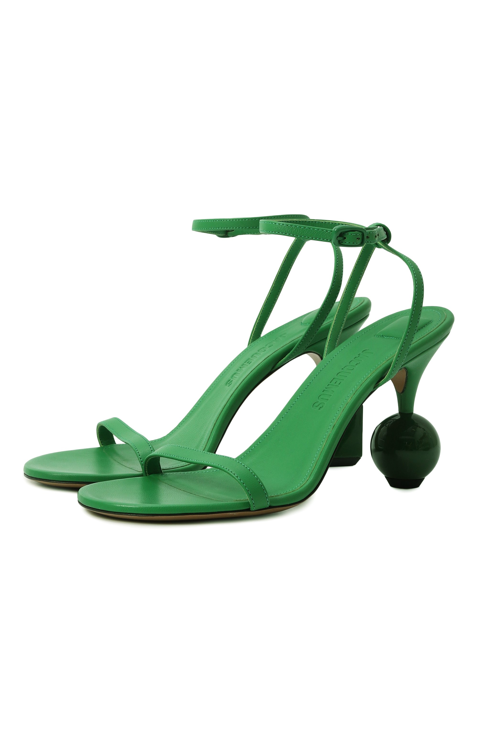 Кожаные босоножки les sandals bisou JACQUEMUS, арт. 24H/243F0149-4303, фото 1