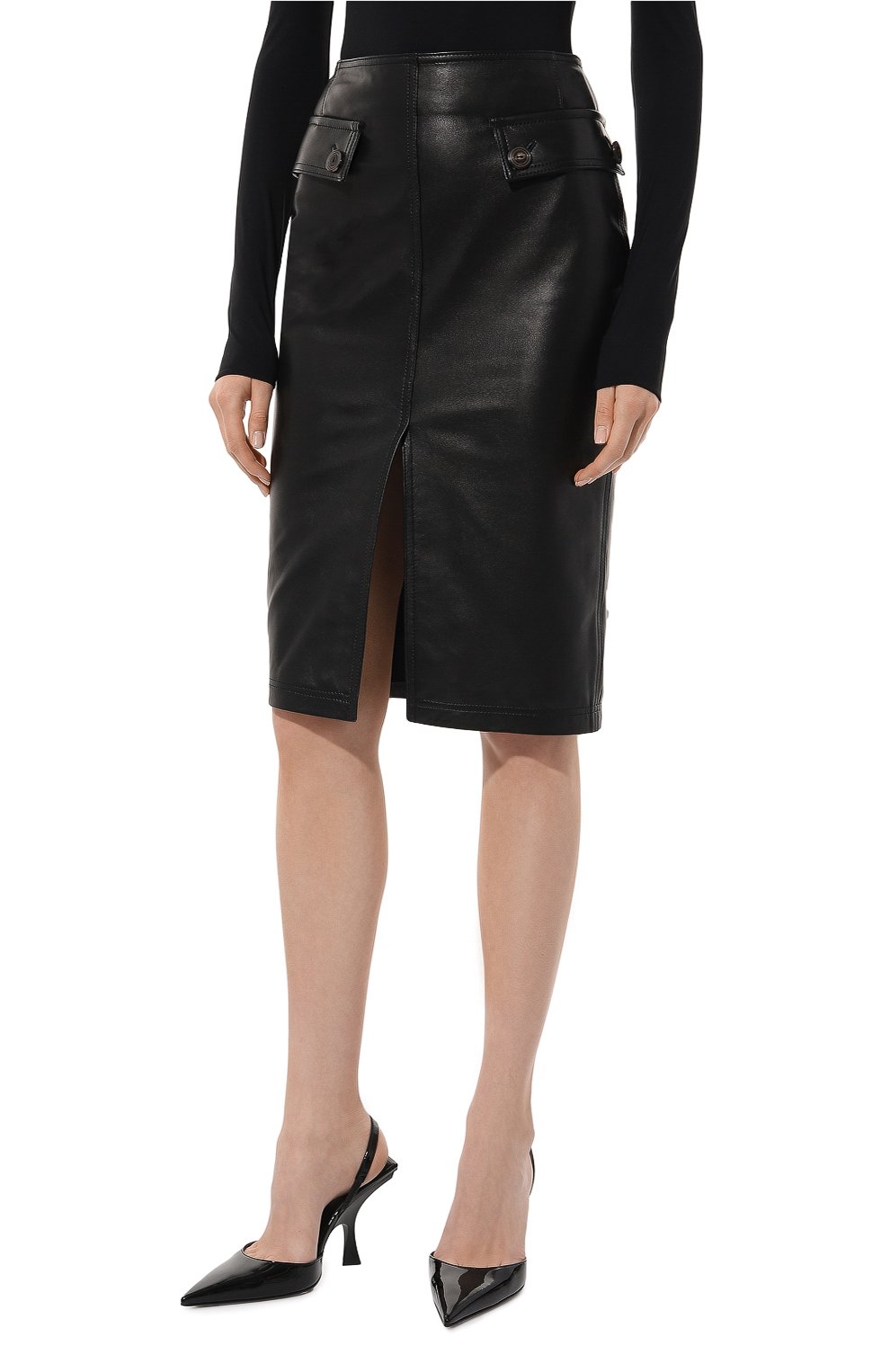 Кожаная юбка BONANNA, арт. ПЮ003К/Ч, фото 3