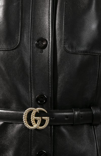 Кожаное платье GUCCI, арт. 599065/XNAH0, фото 5