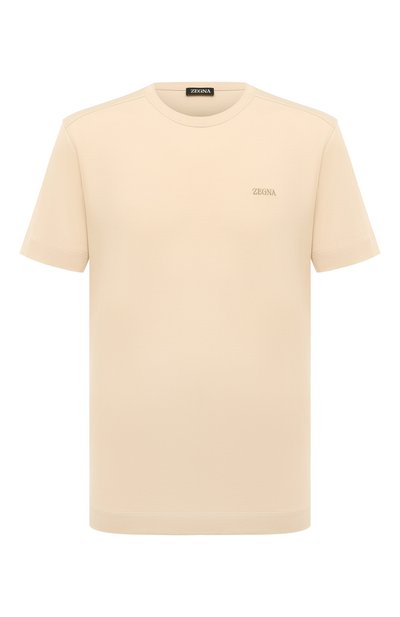 Мужская хлопковая футболка ZEGNA, арт. UD360A7/D760