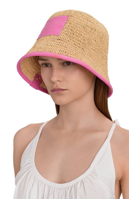 Панама из рафии Jacquemus 245AC642-3060 Бежевый  245AC642-3060 Фото 2
