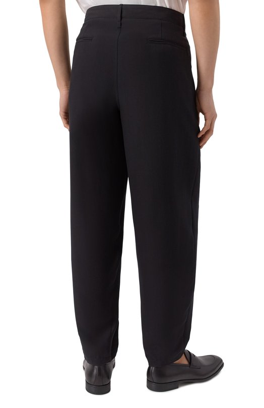Шелковые брюки Giorgio Armani GM003229/TE20294 Чёрный  GM003229/TE20294 Фото 4