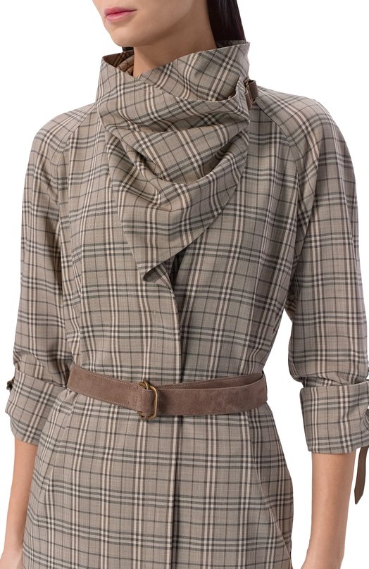Шерстяное платье Burberry 8118175 Серый  8118175 Фото 4