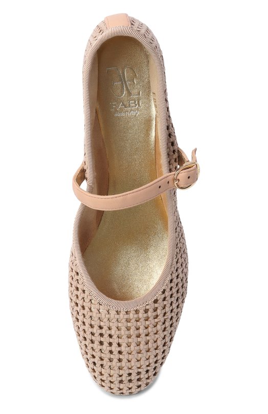 Комбинированные балетки Fabi FD9311/INTRECCI0 Бежевый  FD9311/INTRECCI0 Фото 6