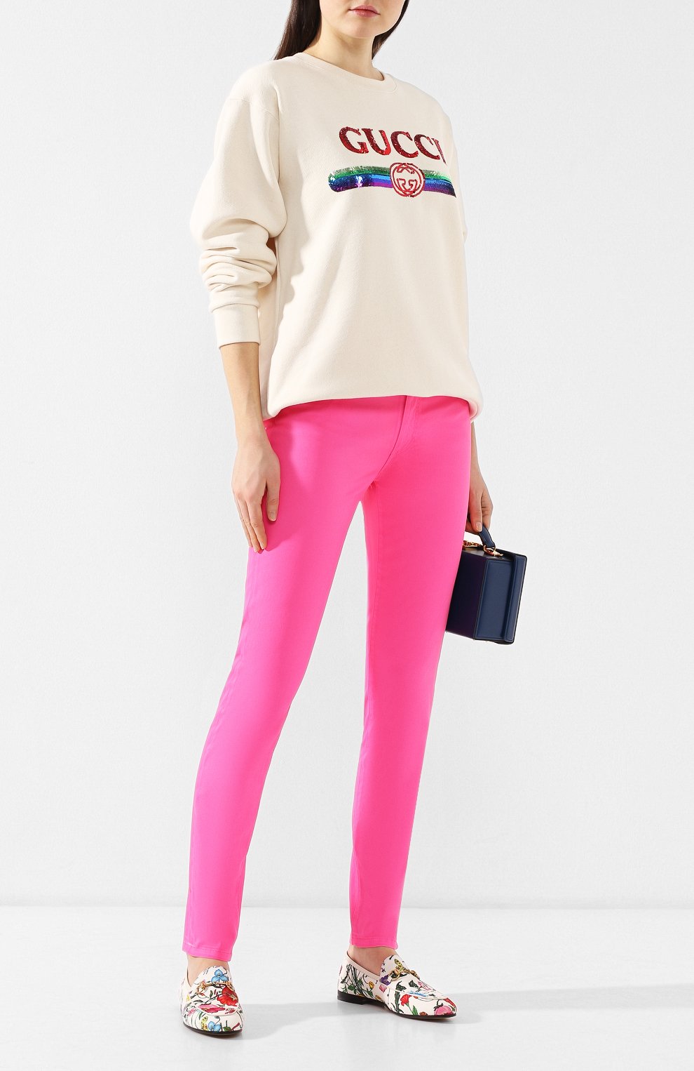 Джинсы прямого кроя GUCCI, арт. 502797/XDAHJ, фото 2