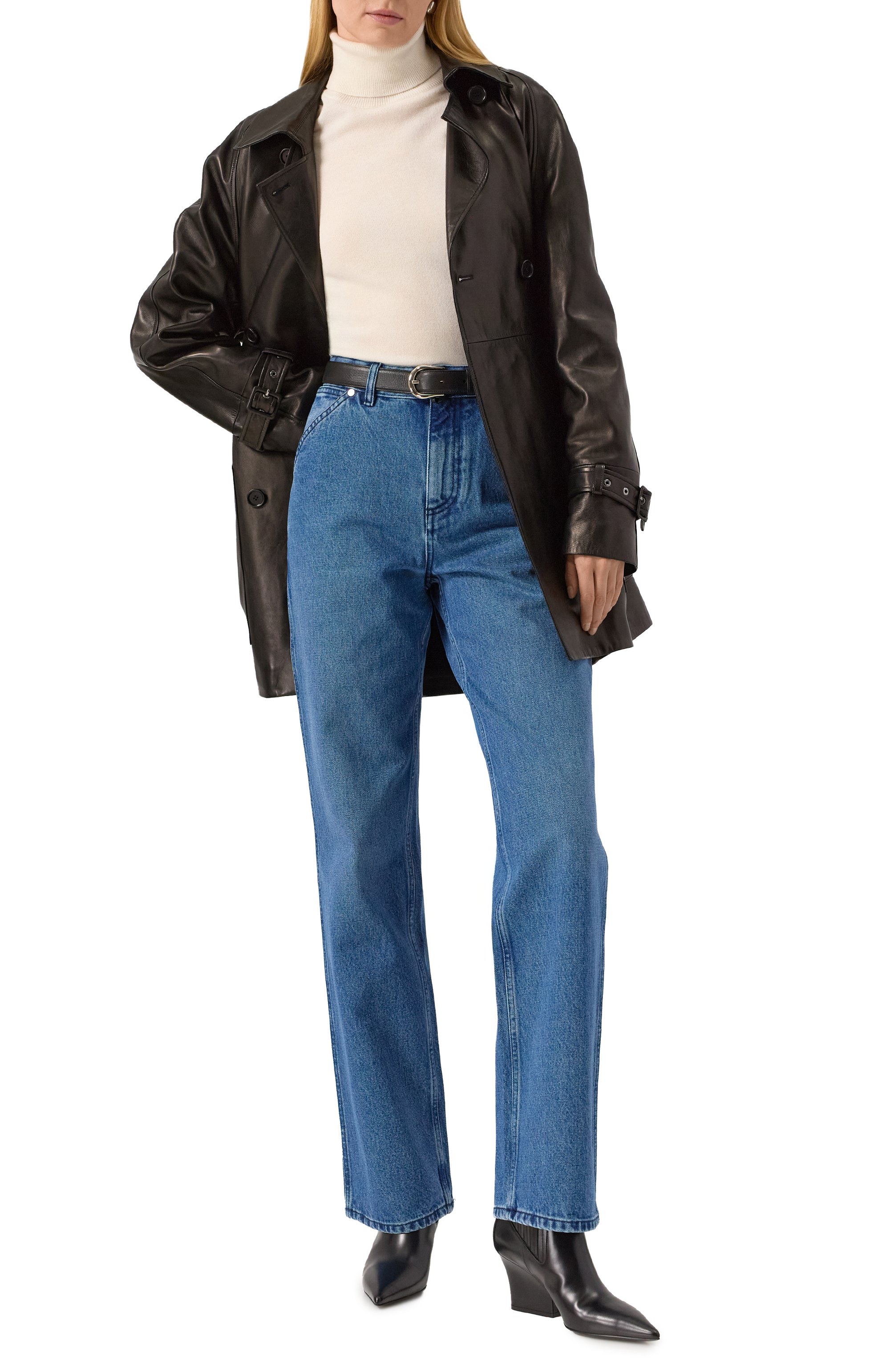 Кожаные ботильоны vlogo lockette VALENTINO, арт. 5W0S0KT4/LQV, фото 2