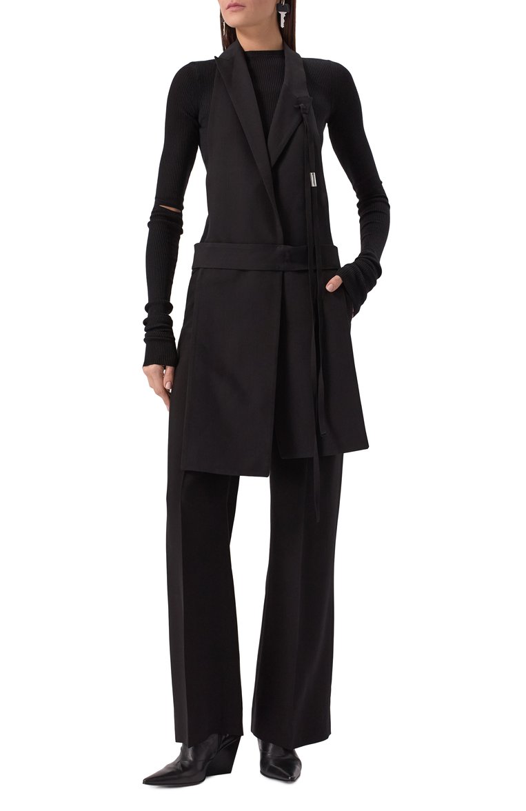Жилет из вискозы и шерсти ANN DEMEULEMEESTER, арт. B0012538/FA556, фото 1