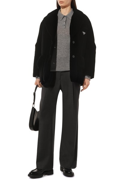 Бархатный пуховик PRADA, арт. 29Y862-1XJX-F0002-212, фото 2