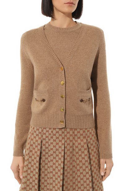 Кашемировый кардиган GUCCI, арт. 628412 XKBH9, фото 3