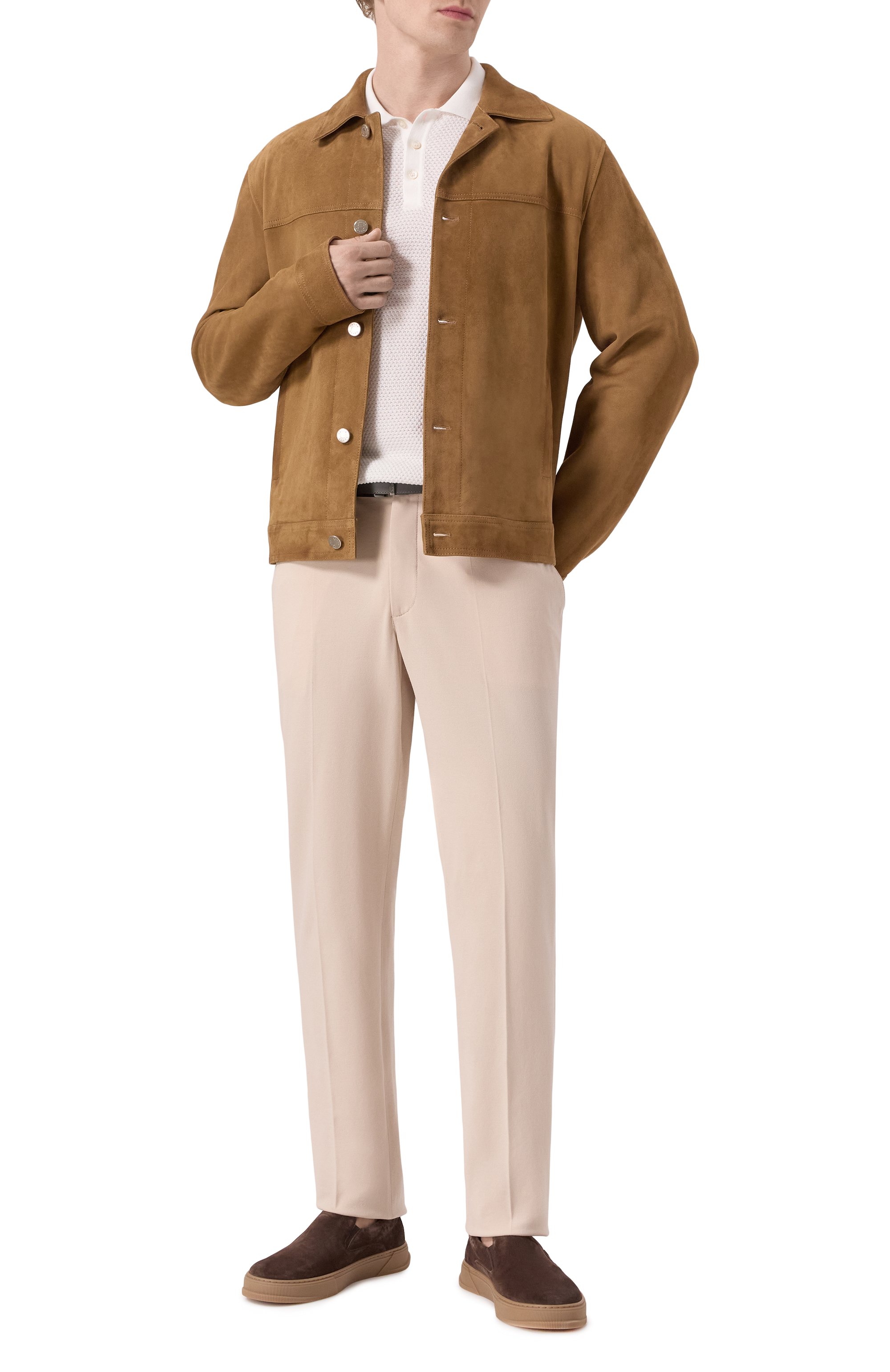 Замшевая куртка JACOB COHEN, арт. 25E P/JUM_H0079 00G D1358 RW, фото 2