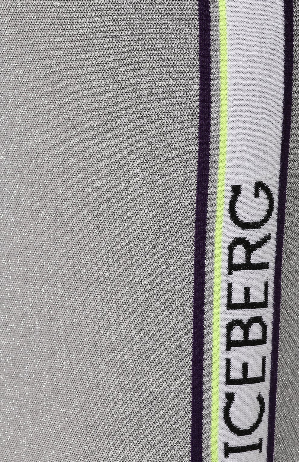 Юбка из смеси вискозы и шерсти ICEBERG серебряного цвета по цене 31300 руб., арт. 19I I2P0/AC03/7315, фото 5 Юбка из смеси вискозы и шерсти ICEBERG, арт. 19I I2P0/AC03/7315, фото 5