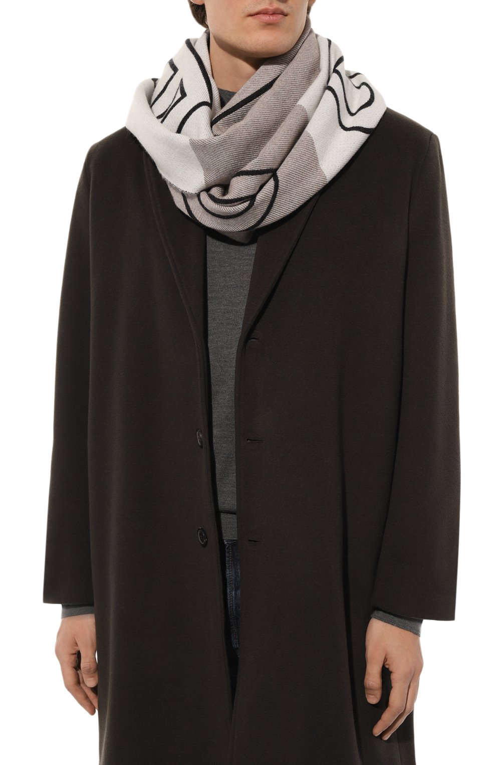 Шарф из шерсти и хлопка BOGNER, арт. 98057857, фото 3