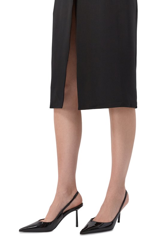 Комбинированные туфли Bella 80 Le Silla 4233B080LBPPGSL Чёрный  4233B080LBPPGSL Фото 2