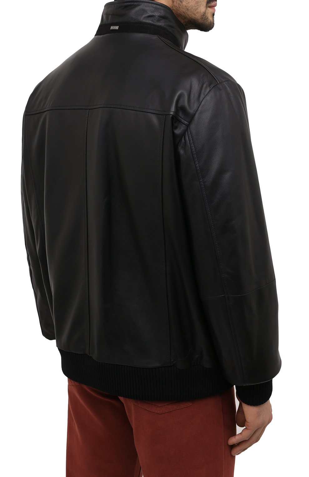 Кожаный бомбер PAUL&SHARK, арт. I20P2658/H1F/3XL-6XL, фото 4