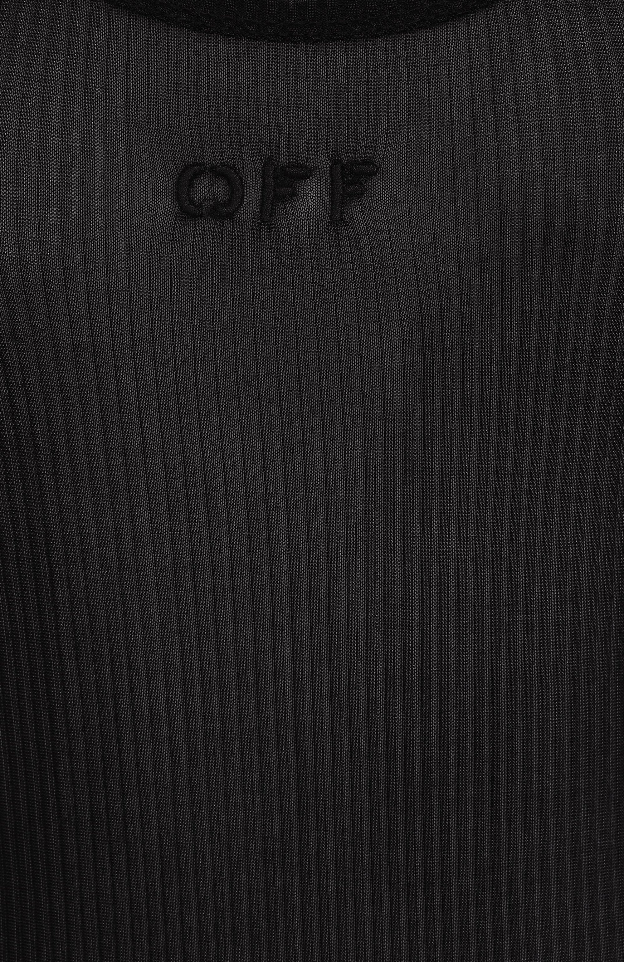 Майка из вискозы OFF-WHITE, арт. 0WAD25SS25JER0011010, фото 6