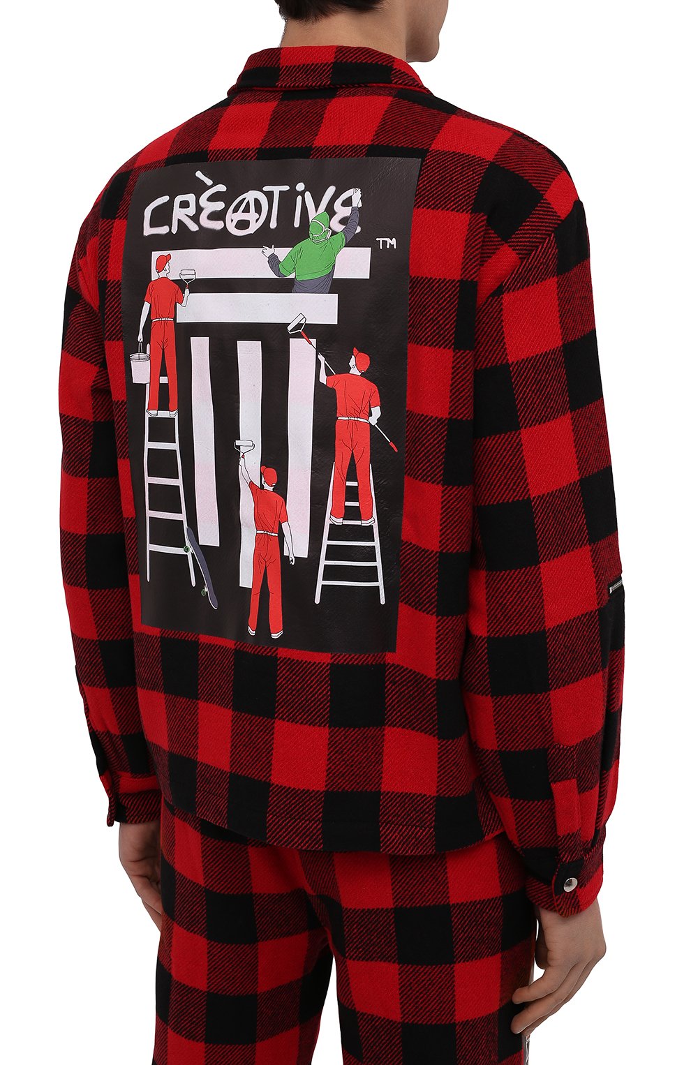 Куртка DIEGO VENTURINO красного цвета по цене 29700 руб., арт. FW21-DV CMC FZ-REDECF, фото 4 Куртка DIEGO VENTURINO, арт. FW21-DV CMC FZ-REDECF, фото 4