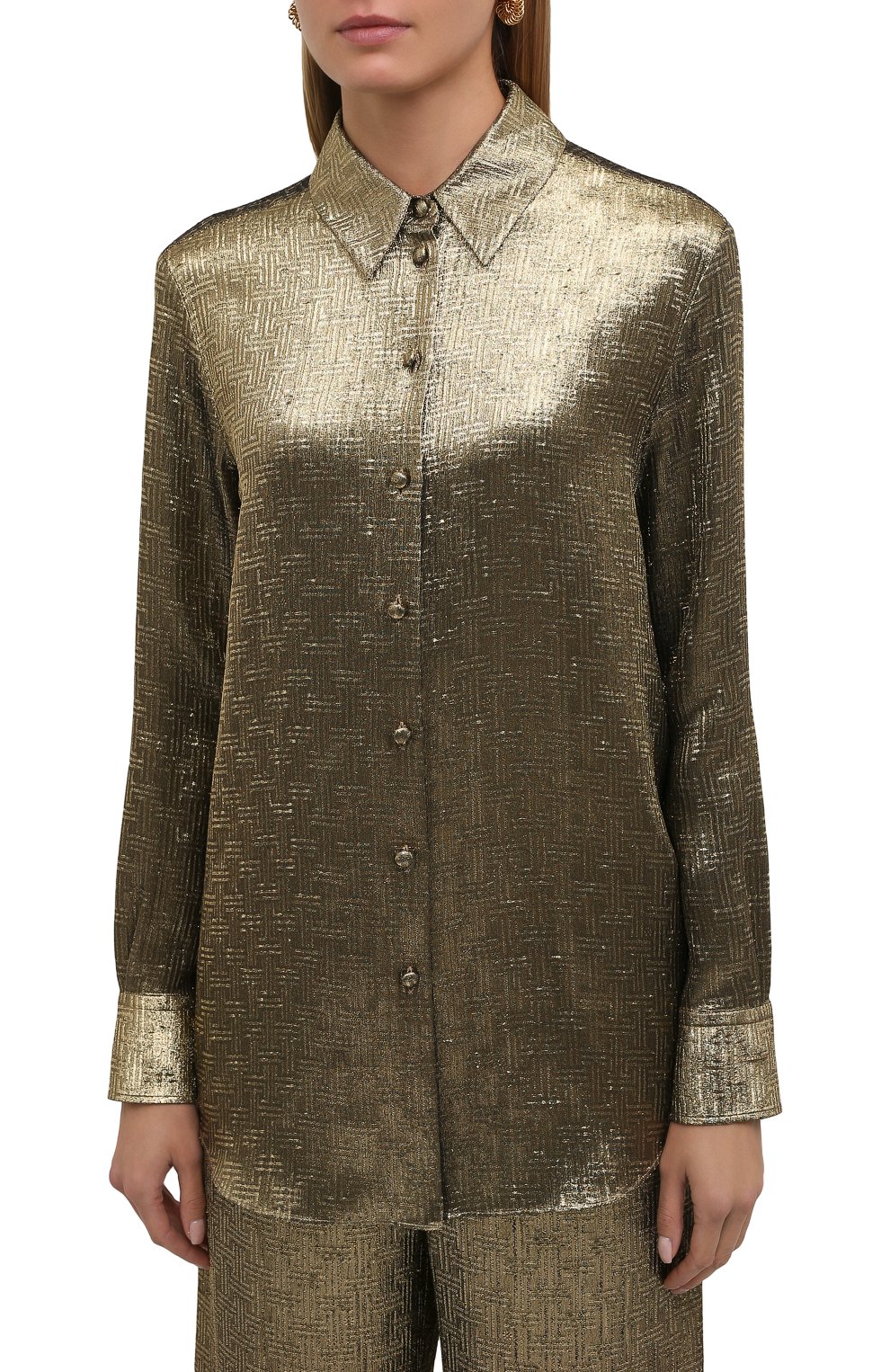 Шелковая рубашка LANVIN, арт. RW-SI0029-4966-A21, фото 3