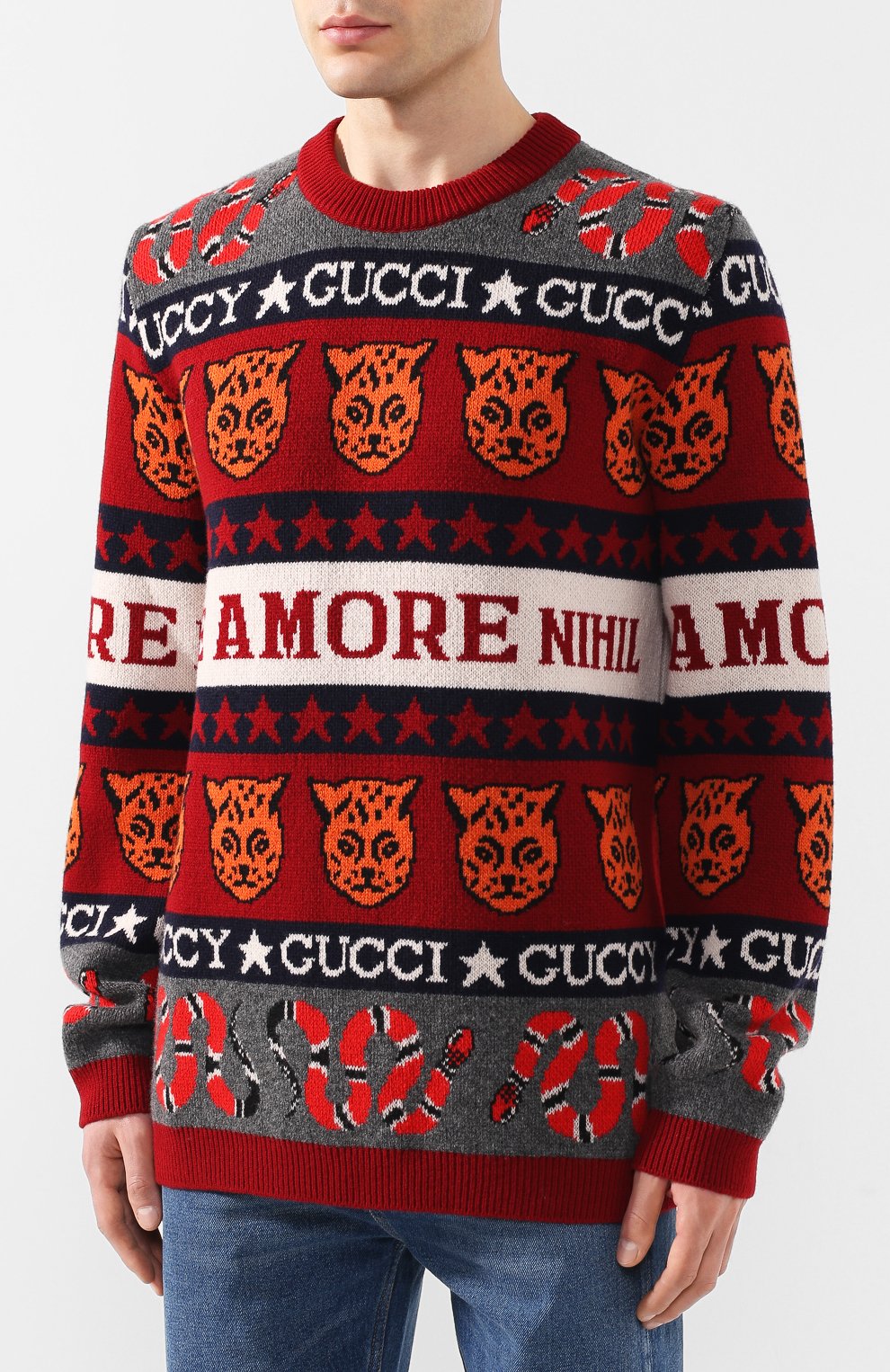 Шерстяной свитер GUCCI, арт. 545749/XKAD0, фото 3