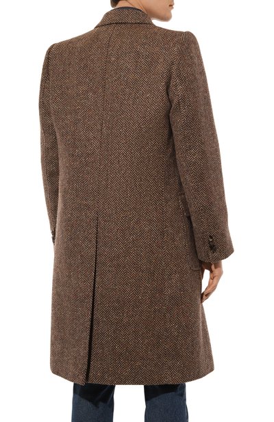 Пальто GUCCI коричневого цвета по цене 429120 руб., арт. 644450 ZAFUT, фото 4 Пальто GUCCI, арт. 644450 ZAFUT, фото 4