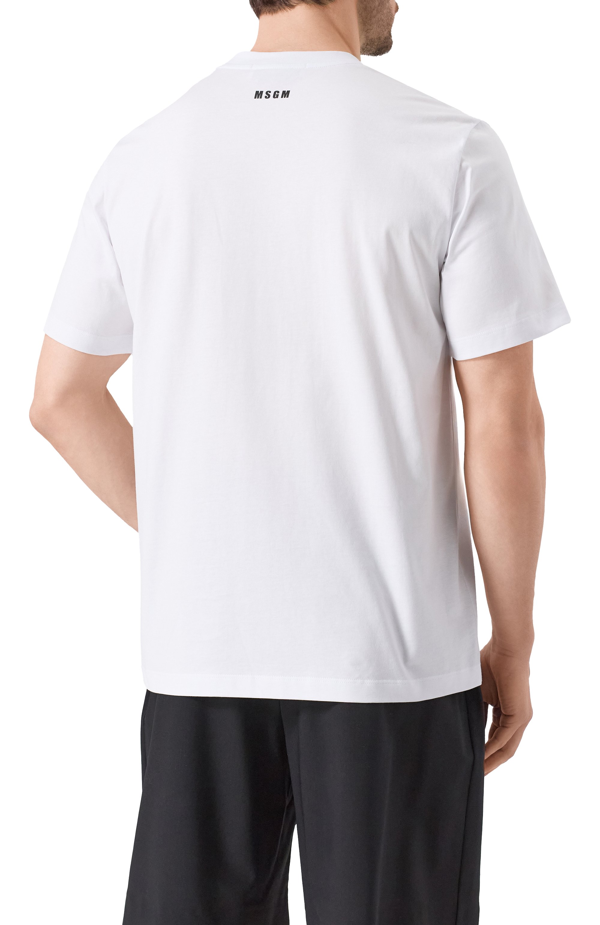 Хлопковая футболка MSGM, арт. 3840MM136/257002, фото 4