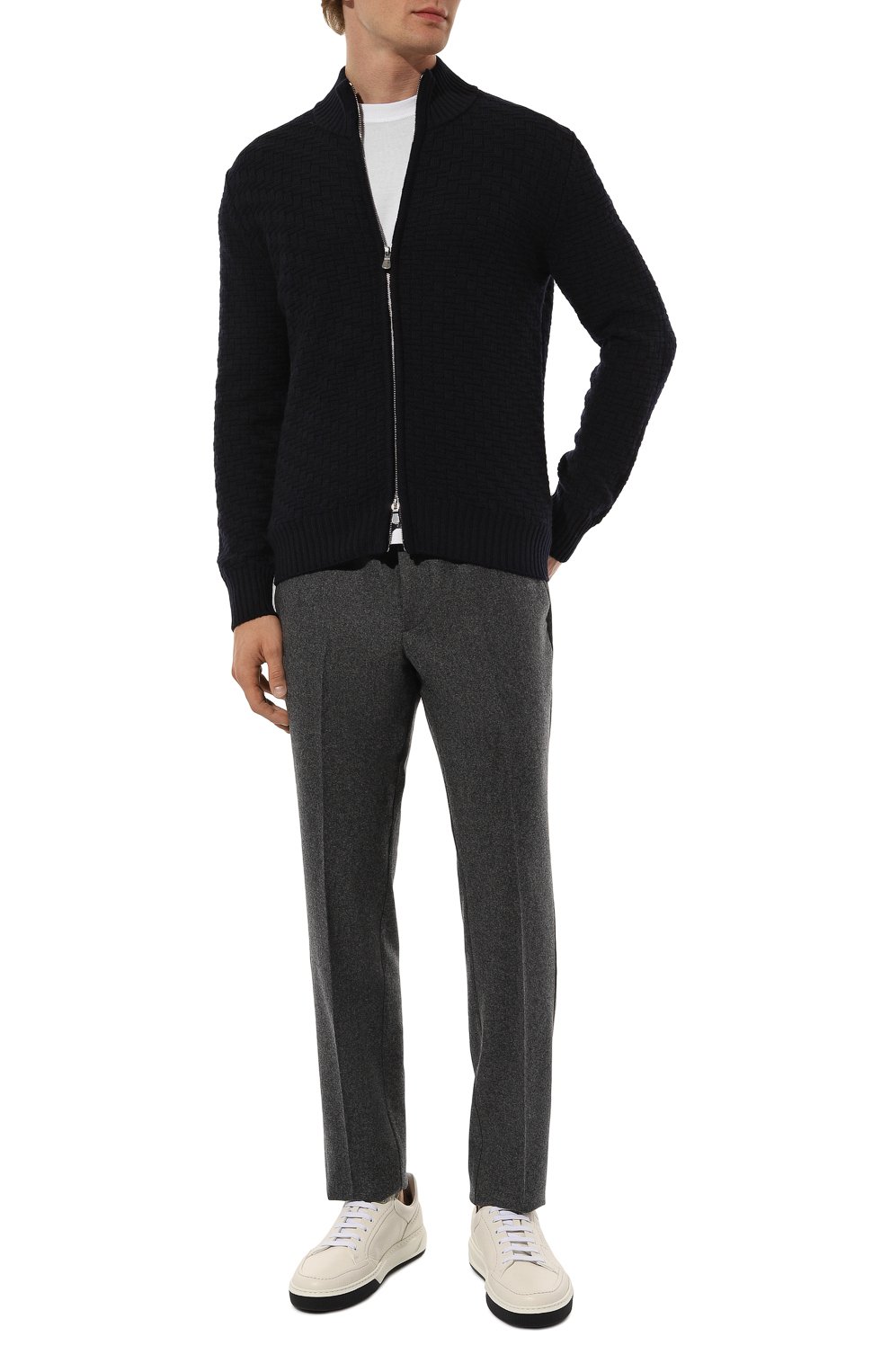 Кардиган из шерсти и кашемира ANDREA CAMPAGNA, арт. AC04, фото 2