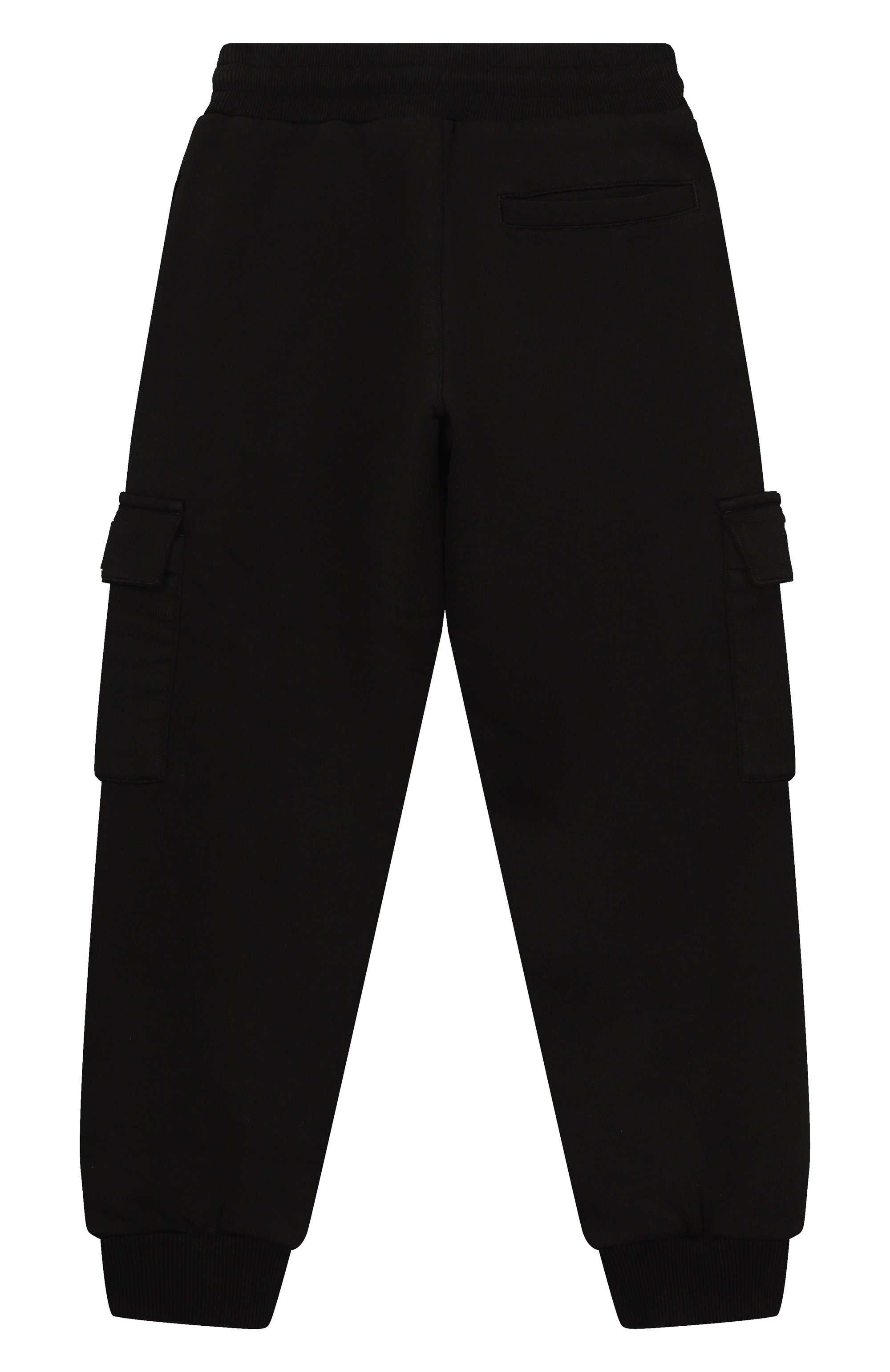 Хлопковые джоггеры DOLCE & GABBANA черного цвета по цене 44150 руб., арт. L4JPKY/G7PJ9/2-6, фото 2 Хлопковые джоггеры DOLCE & GABBANA, арт. L4JPKY/G7PJ9/2-6, фото 2