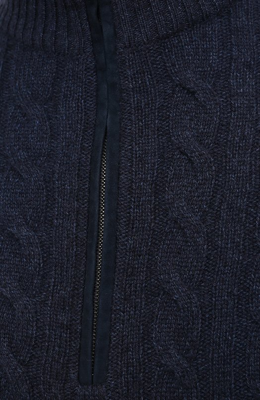 Кашемировый свитер Loro Piana FAD7358 Синий  FAD7358 Фото 5