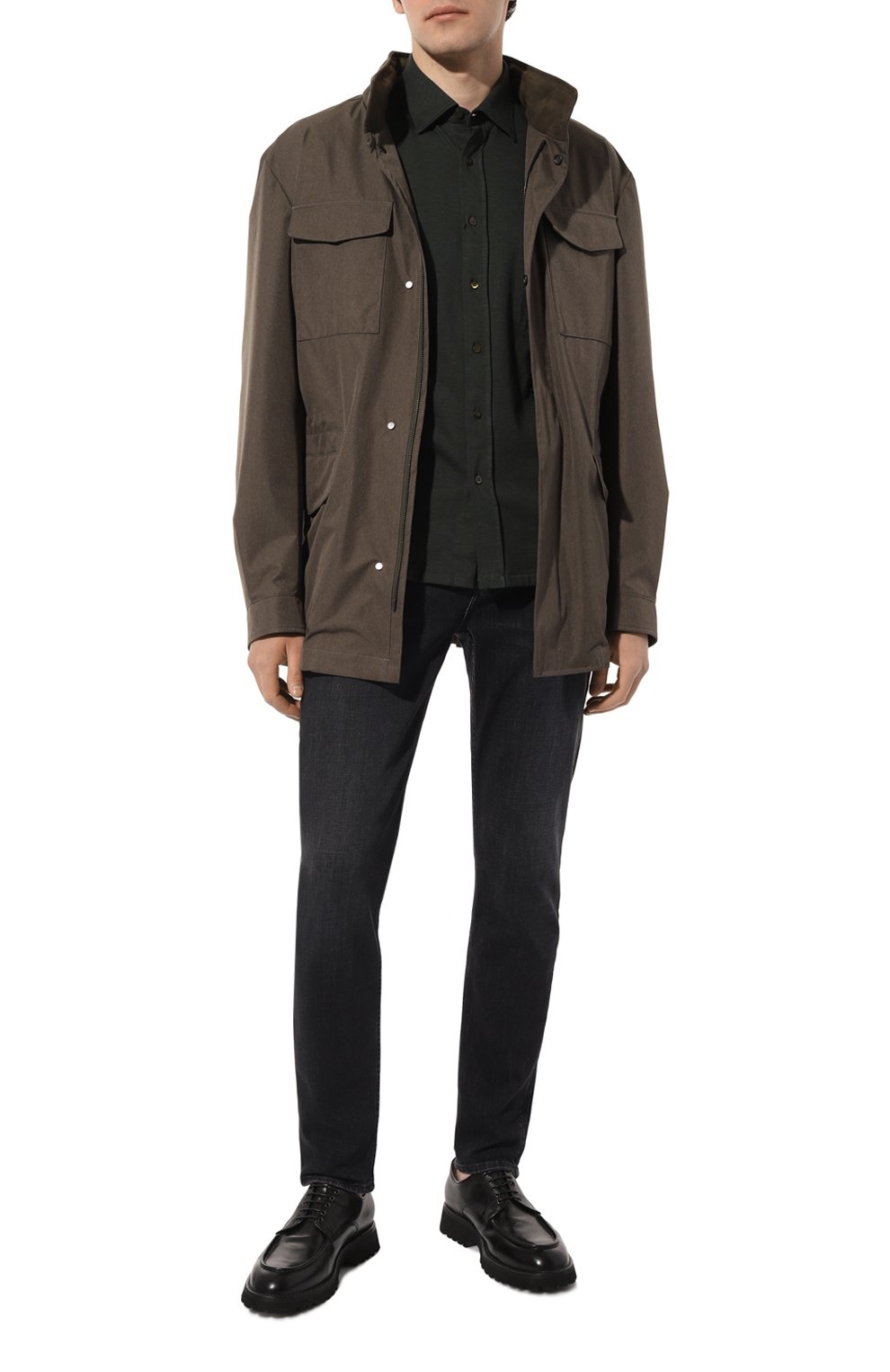 Рубашка из хлопка и кашемира STEFANO RICCI, арт. CJ007115/TE2603, фото 2