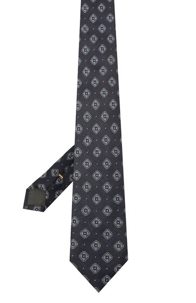 Шелковый галстук CANALI синего цвета по цене 12700 руб., арт. 18/HJ02808, фото 2 Шелковый галстук CANALI, арт. 18/HJ02808, фото 2