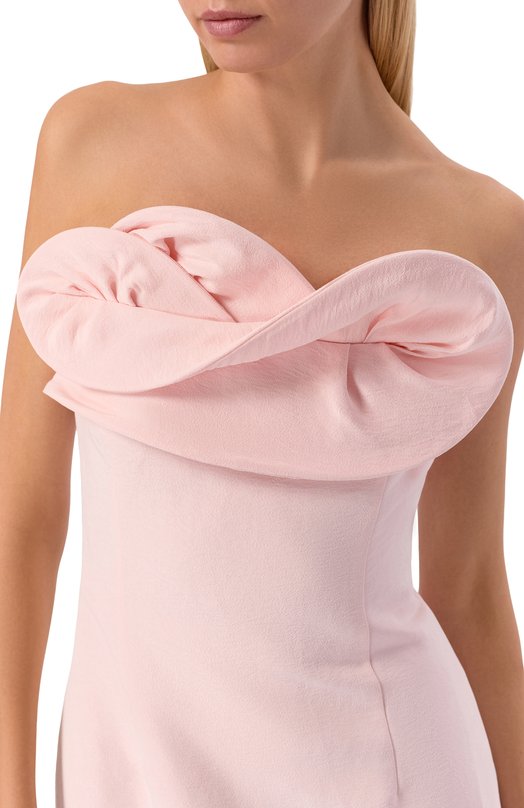 Шелковое платье Magda Butrym 283426 Розовый  283426 Фото 4