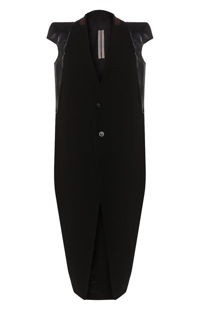 Женское пальто из смеси шерсти и вискозы RICK OWENS, арт. R020S1953/WEHDLQ
