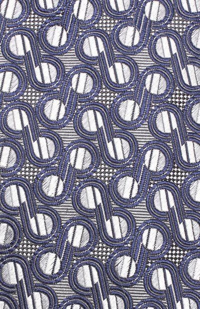 Шелковый галстук с узором TURNBULL & ASSER, арт. TIE002-BB204, фото 3