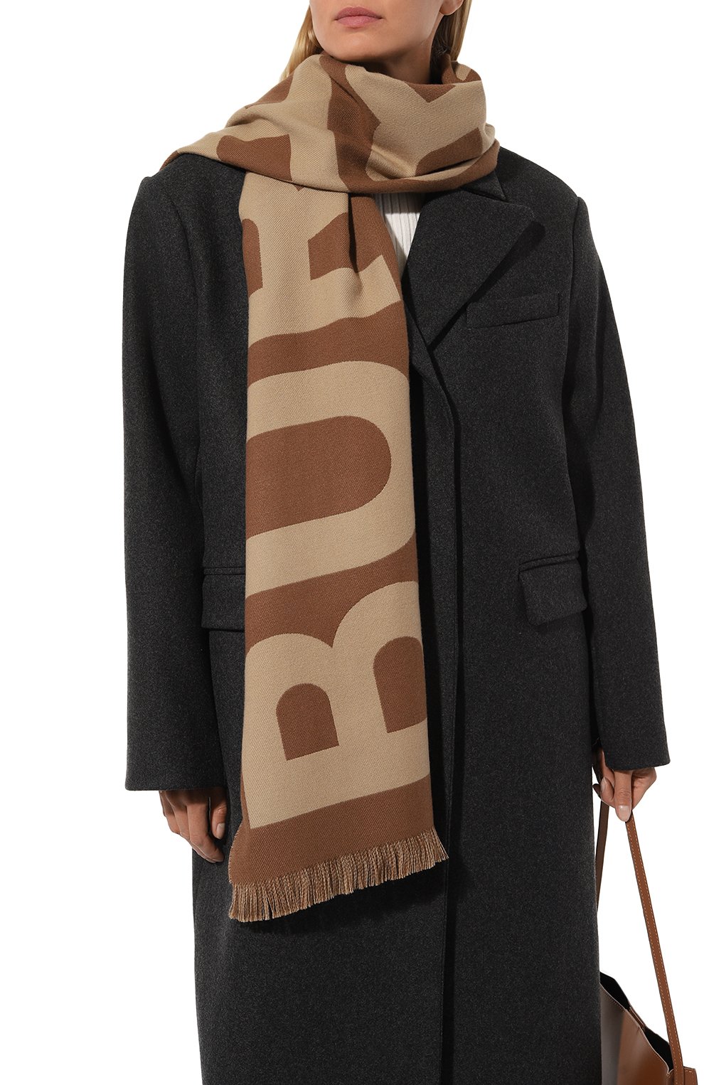 Шерстяной шарф BURBERRY, арт. 8057148A8773, фото 3