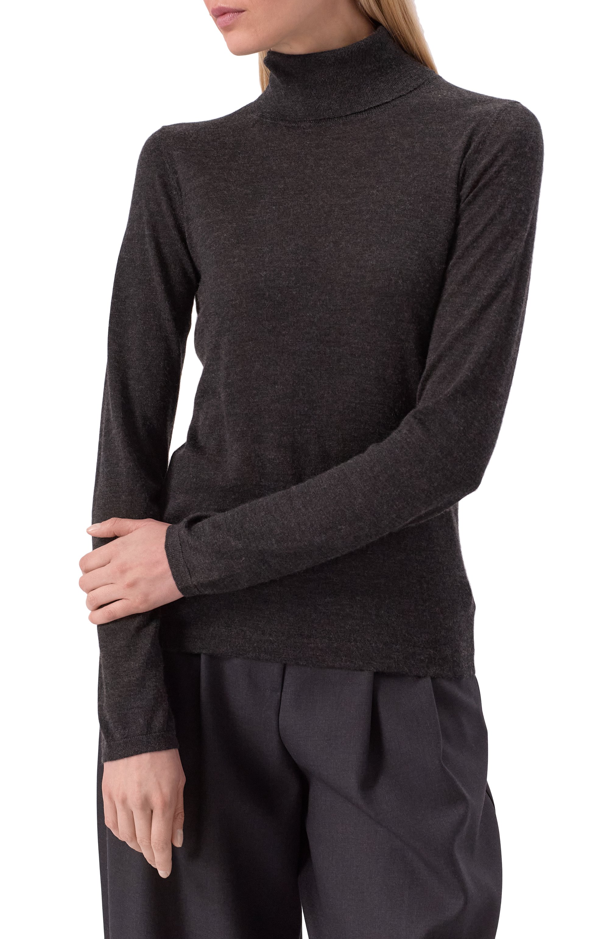 Водолазка из кашемира и шелка BRUNELLO CUCINELLI, арт. M13800063, фото 3