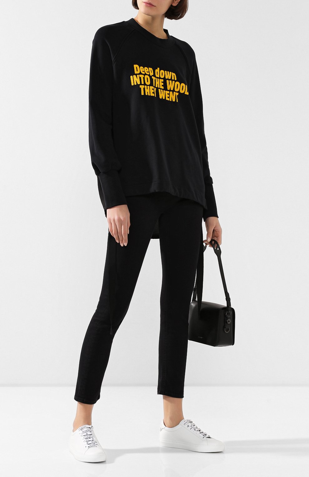 Хлопковый свитшот ANN DEMEULEMEESTER черного цвета по цене 52950 руб., арт. 1902-2419-P-225-099, фото 2 Хлопковый свитшот ANN DEMEULEMEESTER, арт. 1902-2419-P-225-099, фото 2