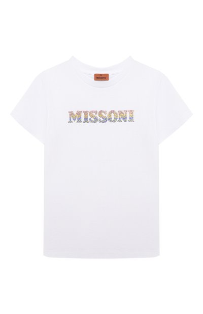 Хлопковая футболка MISSONI, арт. MU8B21/J0177/12-14