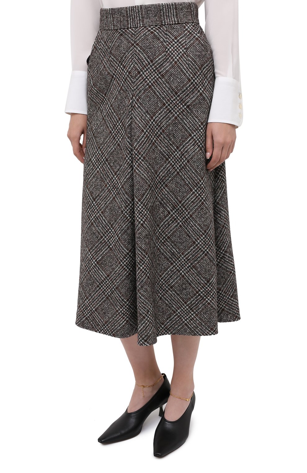 Шерстяная юбка DOLCE & GABBANA, арт. F4BX1T/FQMIB, фото 4