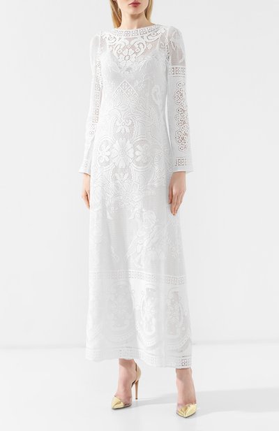 Хлопковое платье DOLCE & GABBANA, арт. F6D0QZ/HHMBC, фото 3