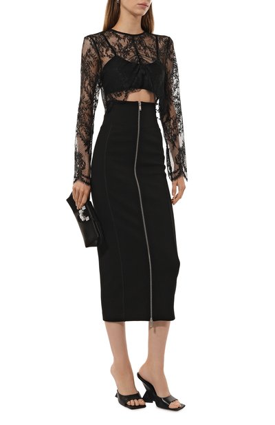 Топ ERIKA CAVALLINI черного цвета по цене 29050 руб., арт. P4WP02, фото 2 Топ ERIKA CAVALLINI, арт. P4WP02, фото 2