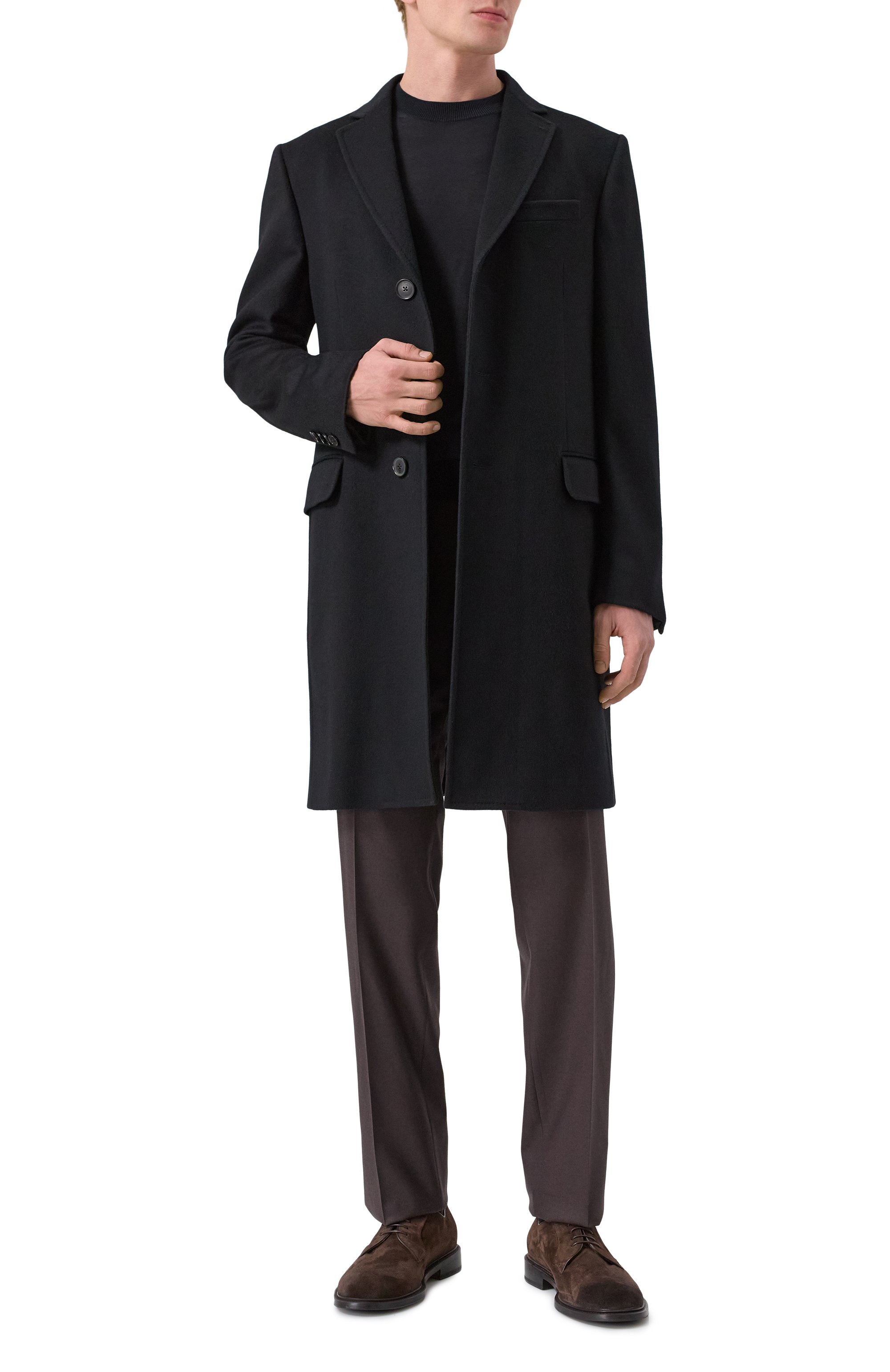 Пальто из шерсти и кашемира ZEGNA, арт. 4GJ3G0/898707A8, фото 2