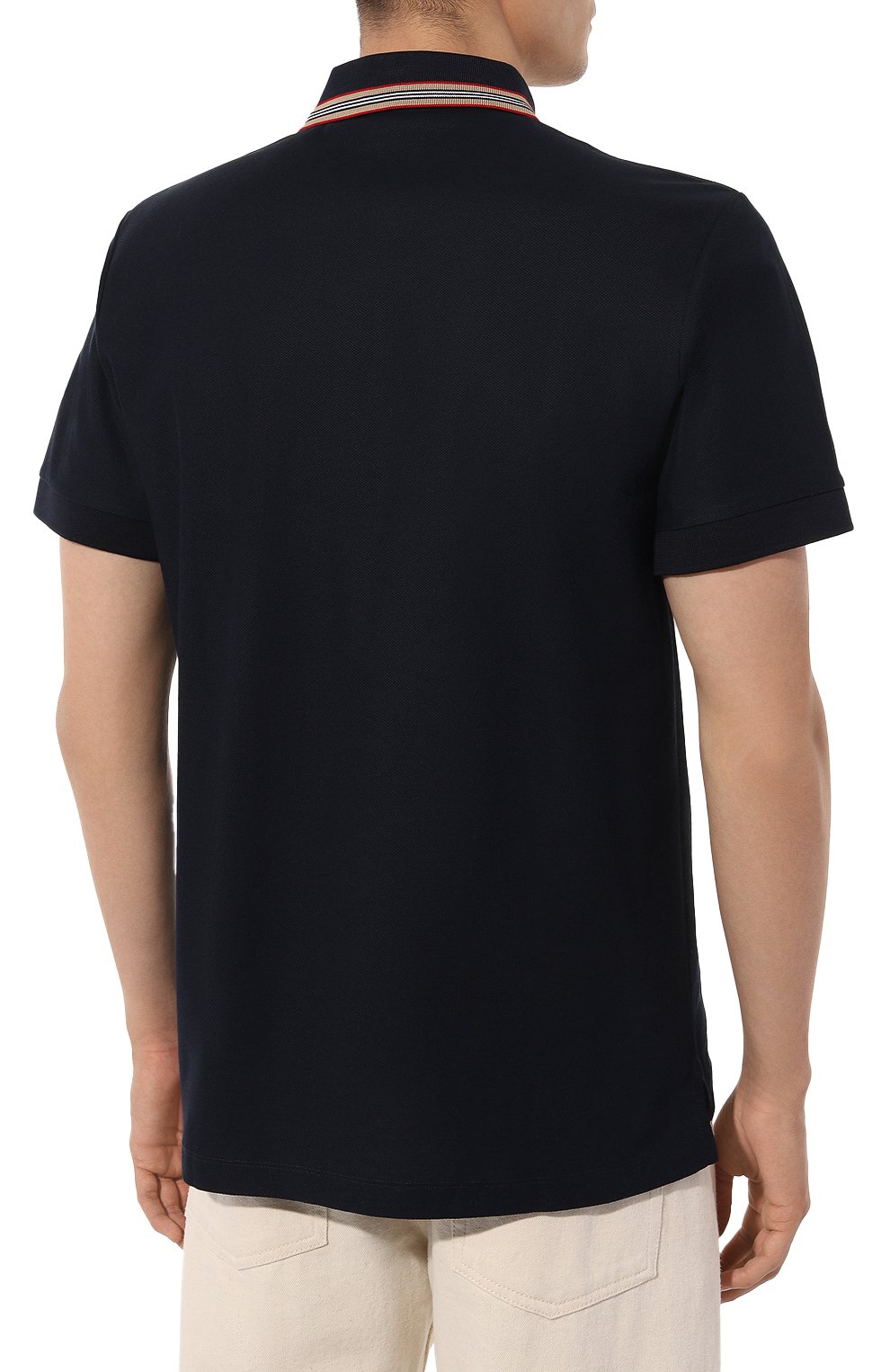 Хлопковое поло BURBERRY, арт. 8084019, фото 4