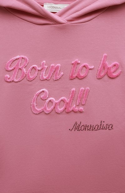 Хлопковое худи MONNALISA, арт. 170601, фото 3