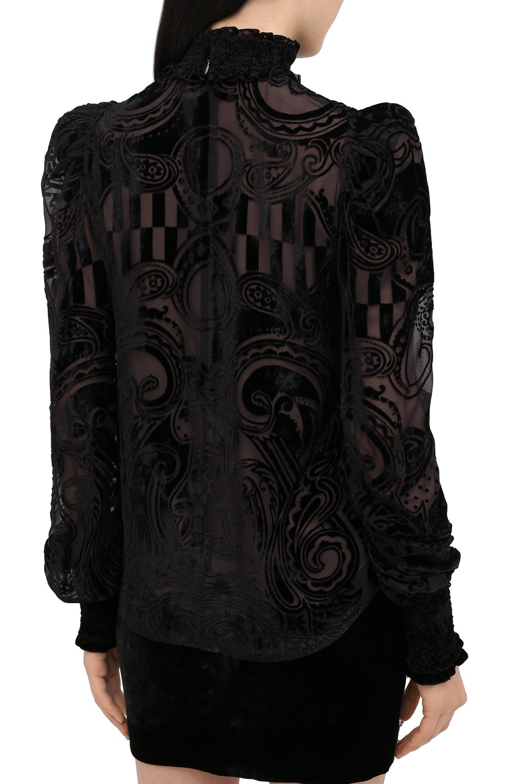 Блузка из вискозы BALMAIN, арт. UF12682/V121, фото 5